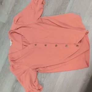 Pink Como Blue Shirt in size M
